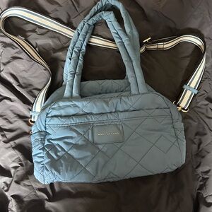Marc Jacobs Quilted Nylon Tote – Dusty Blue